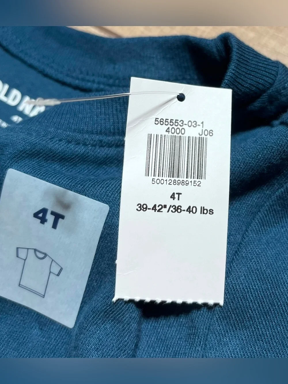 Old Navy Boys Here For The Snacks Short Sleeve Graphic Tee Size 4T Dark Teal